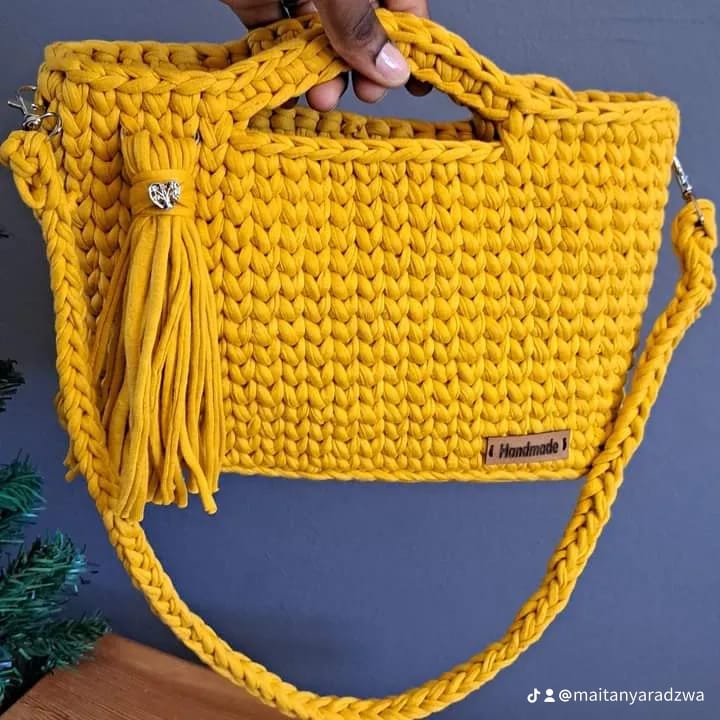 crochet handbag