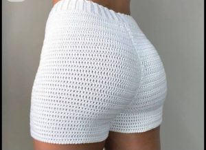 crochet ladies short