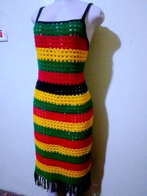 crochet rasta dress