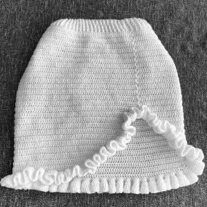crochet ruffle skirt