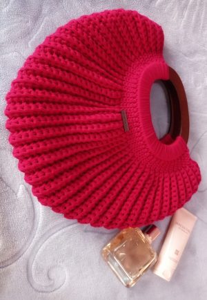 crochet shell bag
