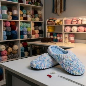 crochet slippers